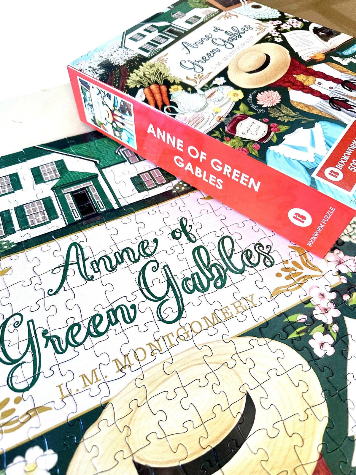 NEW! ANNE OF GREEN GABLES - 500 PIECE PUZZLE BOOK SET