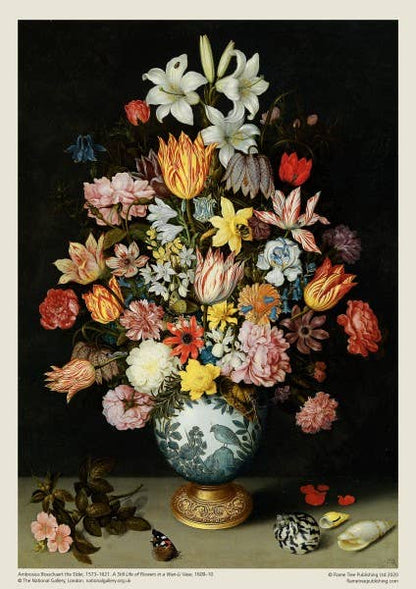 NG Bosschaert Still Life Of Flowers 1000 Piece Jigsaw Puzzle