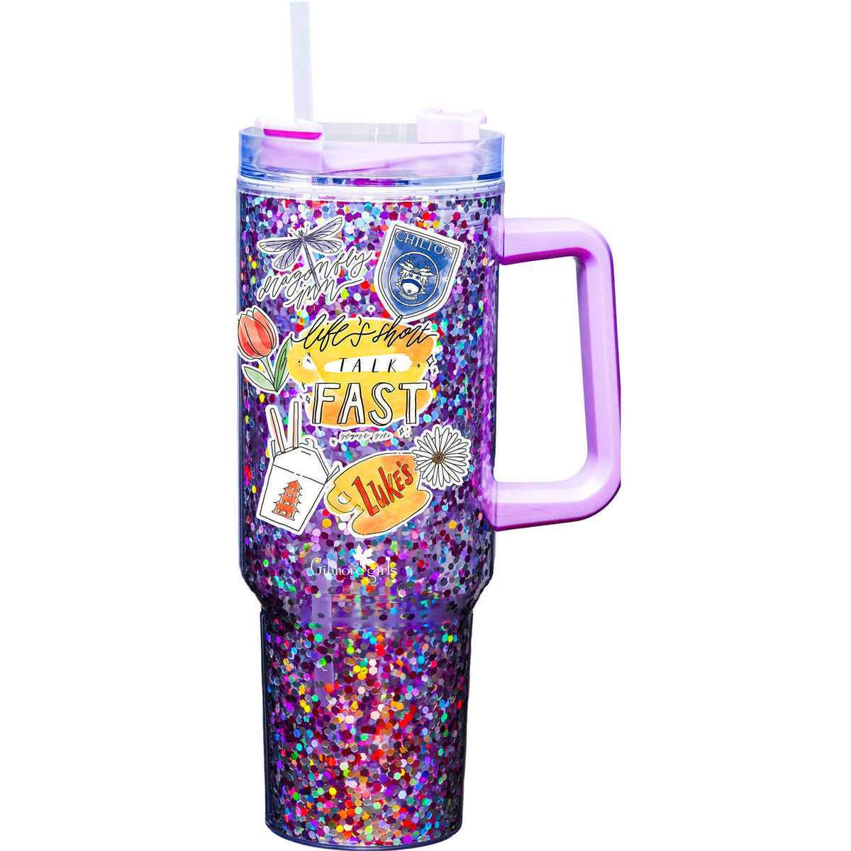 Gilmore Girls 40oz Glitter Travel Mug