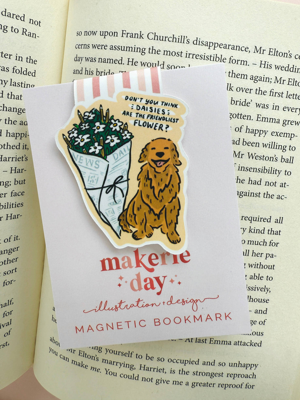 You've Got Mail | Golden Retriever Magnetic Bookmark