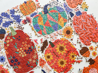 Patchwork Pumpkins 1000 Pc Puzzle