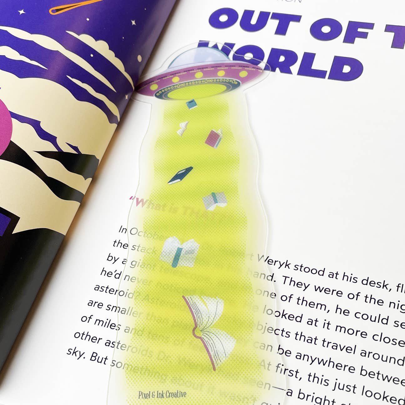 UFO Bookmark – A Sci-Fi Spin on Bookish Fun