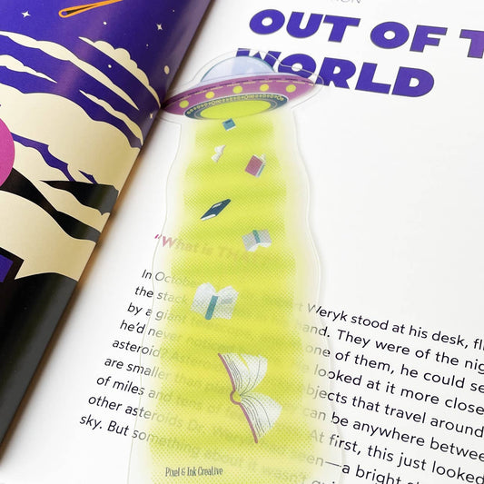 UFO Bookmark – A Sci-Fi Spin on Bookish Fun