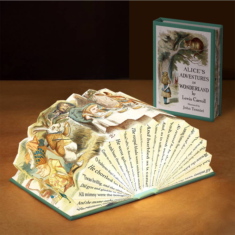 Modgy Light Book - Lewis Carroll Alice in Wonderland