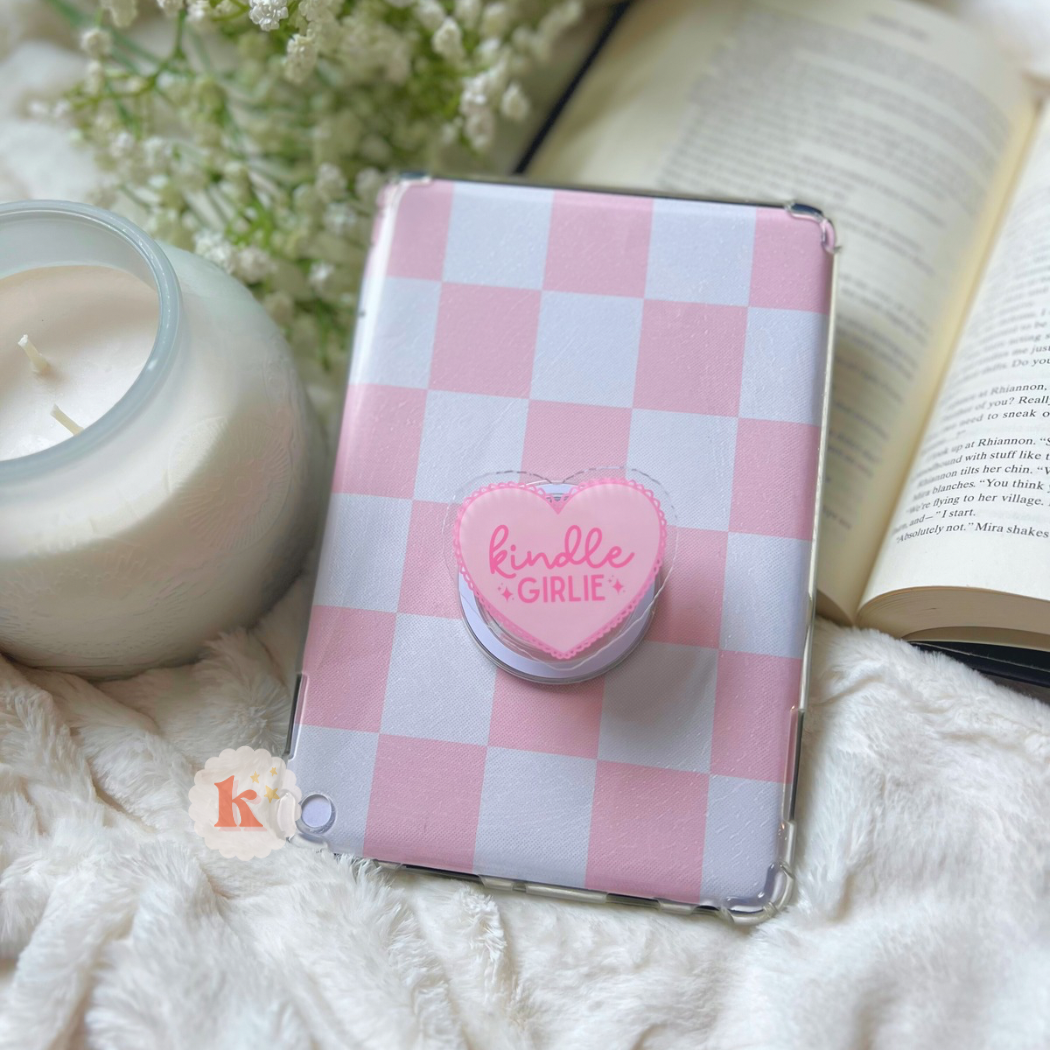 Kindle girlie grip | kobo grip | kindle kobo accessories : Pink / Regular Grip