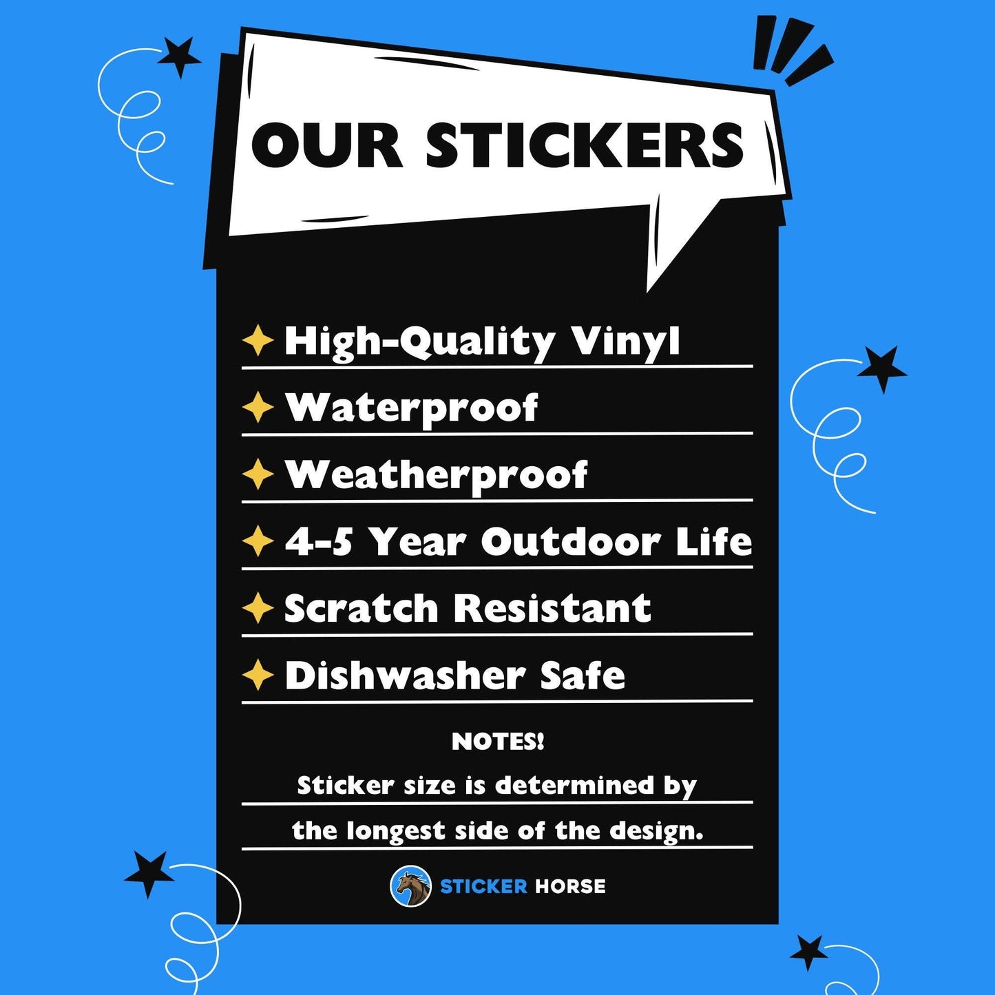 Have The Day You Deserve Sticker: 3 inch