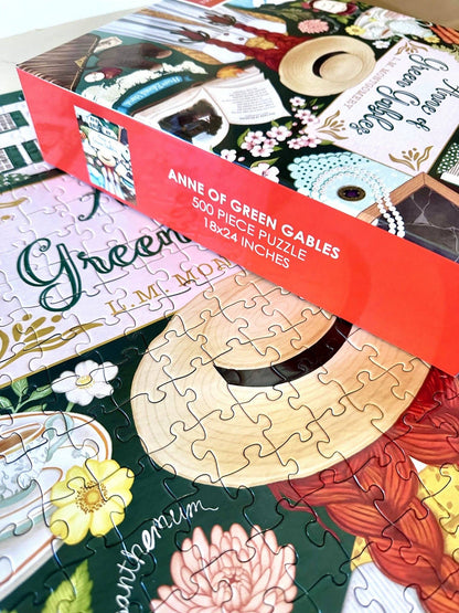 NEW! ANNE OF GREEN GABLES - 500 PIECE PUZZLE BOOK SET