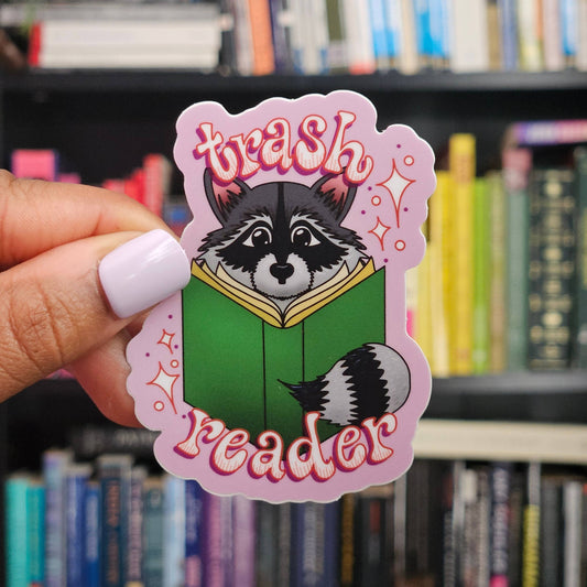 Trash Reader Sticker