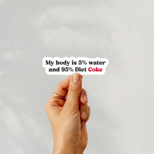 Diet Coke Sticker, Funny Stickers