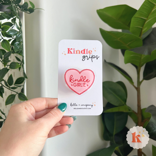 Kindle girlie grip | kobo grip | kindle kobo accessories : Pink / Regular Grip