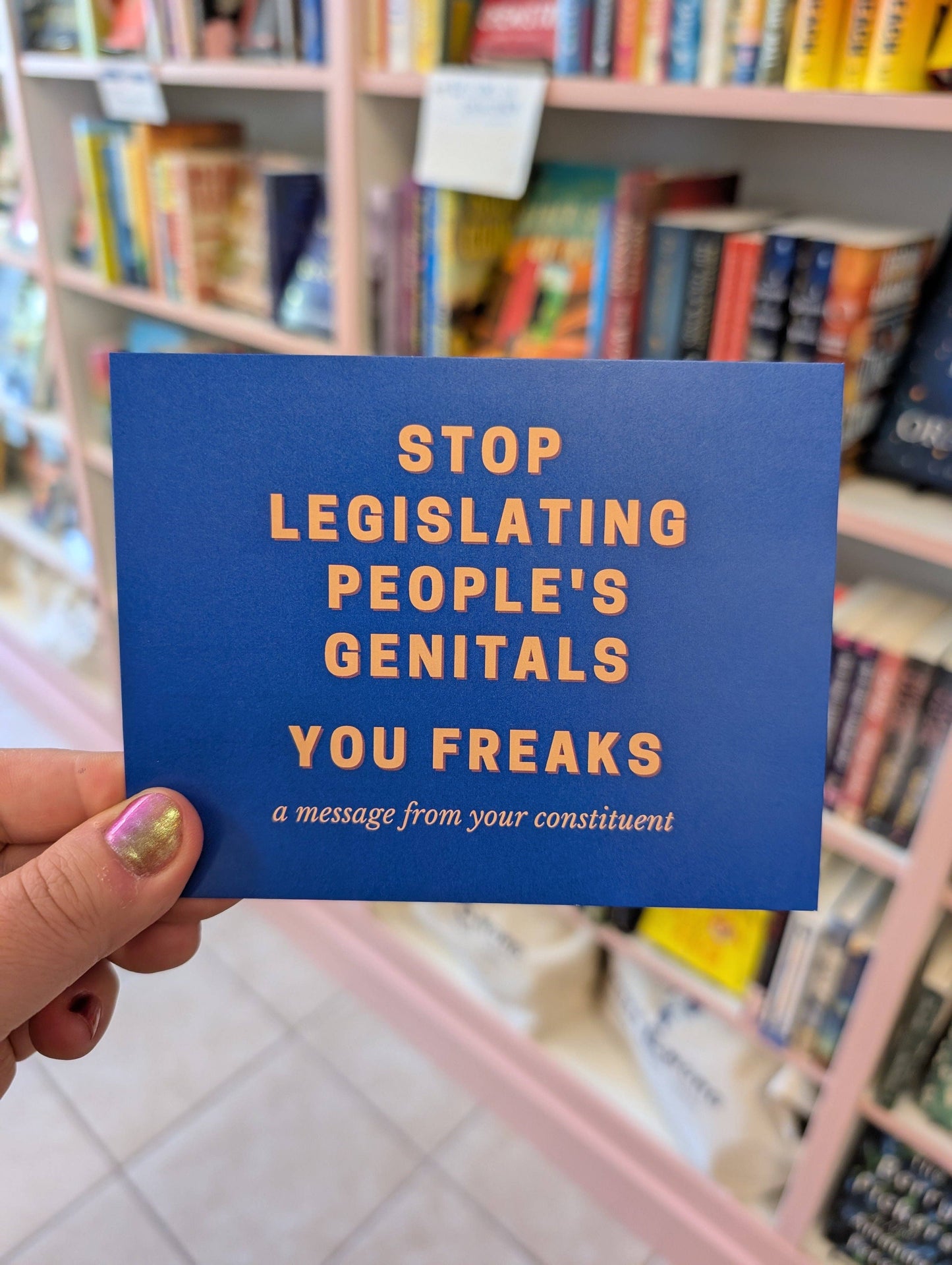 Stop Legislating People's Genitals, You Freaks