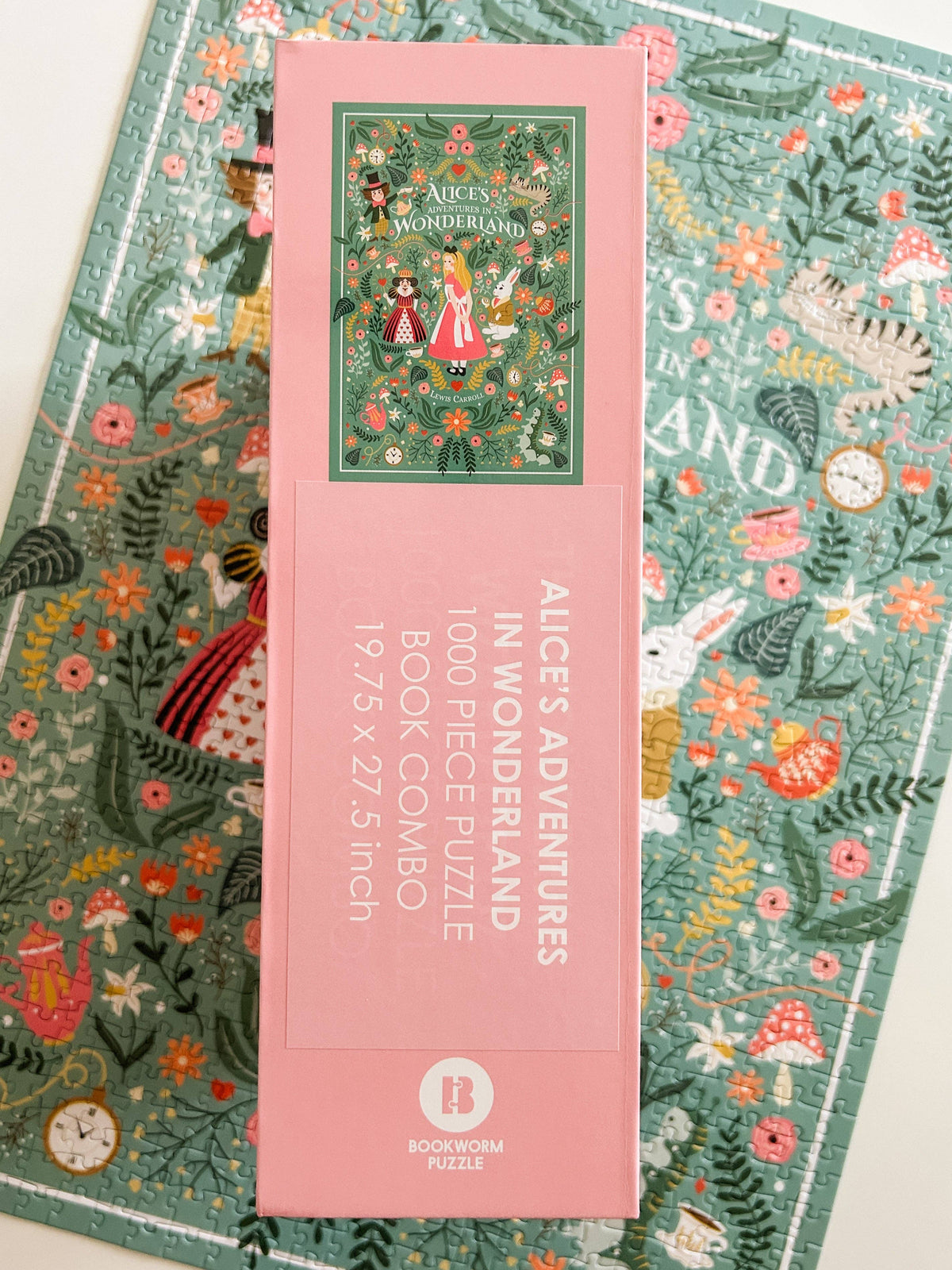 NEW! ALICE'S ADVENTURES IN WONDERLAND Book Set - 500 PIECE PUZZLE BOOK SET