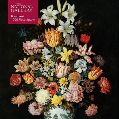 NG Bosschaert Still Life Of Flowers 1000 Piece Jigsaw Puzzle