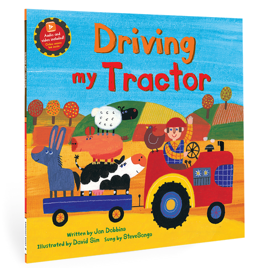 Driving My Tractor: Board Book w/ Audio & Video